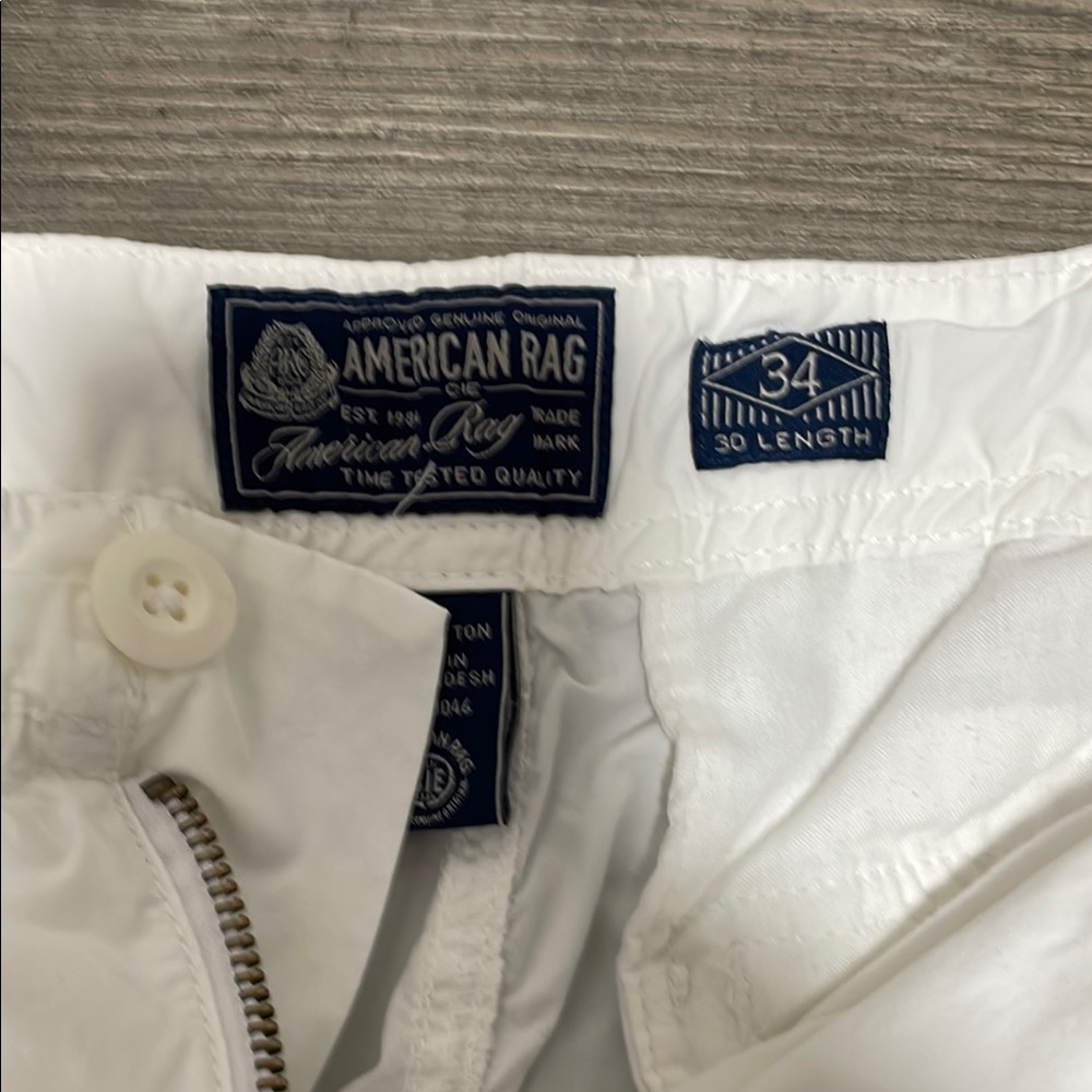 American Rag White Cargo Pants for Men - Picture 3 of 7